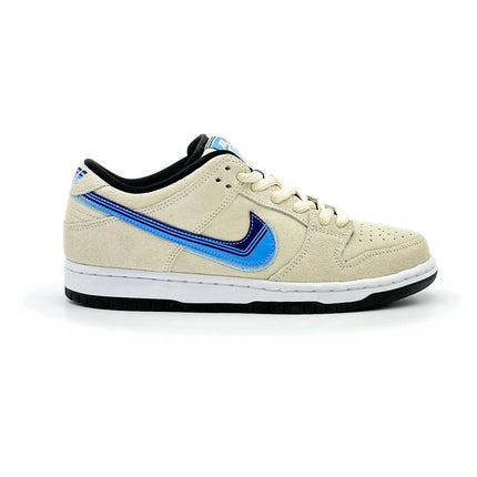 CT6688-200 Nike SB Dunk Low Light Cream Truck It White Blue Black