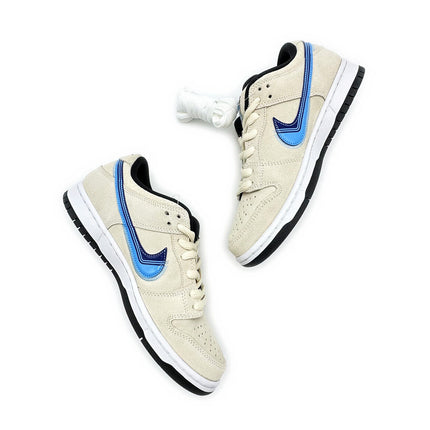 CT6688-200 Nike SB Dunk Low Light Cream Truck It White Blue Black