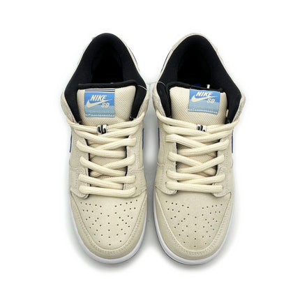 CT6688-200 Nike SB Dunk Low Light Cream Truck It White Blue Black