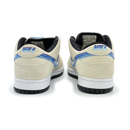 CT6688-200 Nike SB Dunk Low Light Cream Truck It White Blue Black