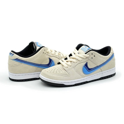 CT6688-200 Nike SB Dunk Low Light Cream Truck It White Blue Black