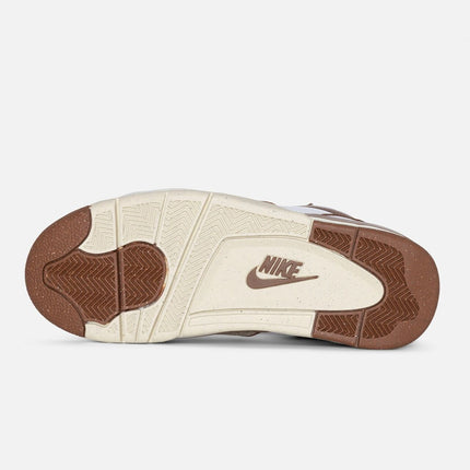 FD6475-100 Stussy Nike Air Flight 89 Low SP White and Pecan (Men's)