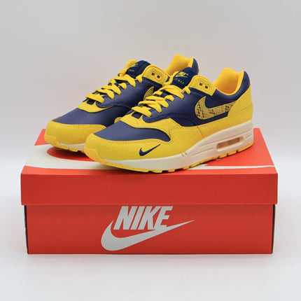 FJ5479-410 Nike Air Max 1 PRM Head to Head Midnight Navy Varsity Maize (Women's)