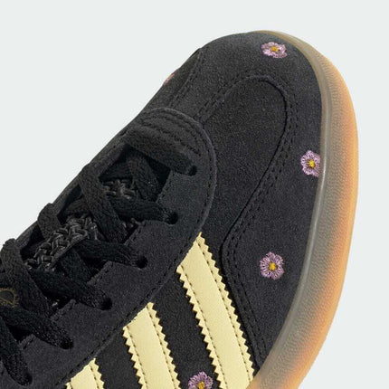 IF4490 adidas Originals Gazelle Indoor Core Black Almost Yellow Silver (Women's)