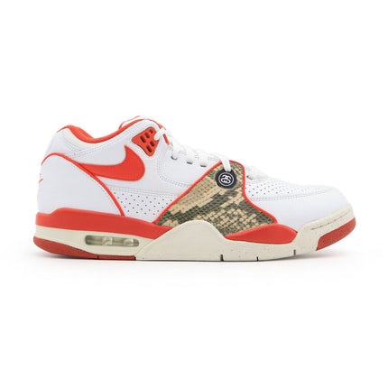 FD6475-101 Stussy Nike Air Flight 89 Low SP White Habanero Red Sail (Men's)