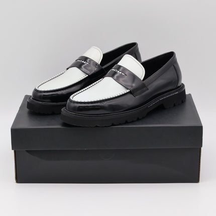 C38640 Fragment COLE HAAN American Classics Penny Loafer White Black