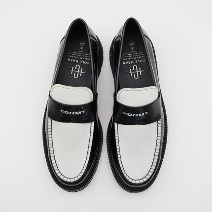 C38640 Fragment COLE HAAN American Classics Penny Loafer White Black