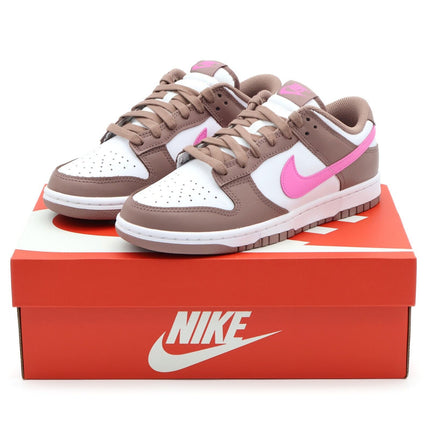 FZ3611-208 Nike Dunk Low Smokey Mauve Playful Pink White Brown Beige (Women's)