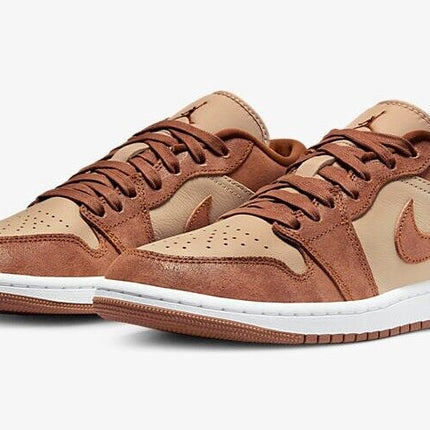 FJ3453-200 Nike Air Jordan 1 Low SE Legend Medium Brown Sail Legend (Women's)