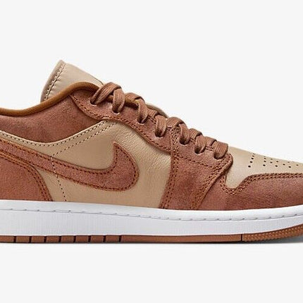 FJ3453-200 Nike Air Jordan 1 Low SE Legend Medium Brown Sail Legend (Women's)