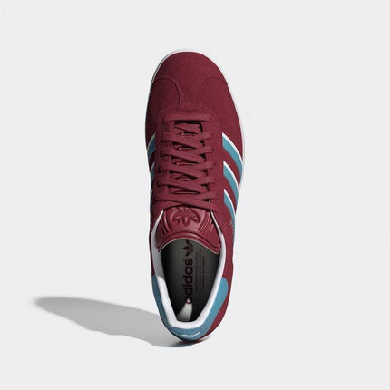 IG6198 adidas Originals Gazelle College Burgundy Preloved Blue Footwear (Men's)