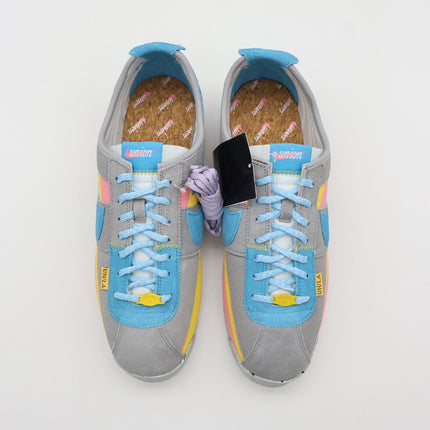 DR1413-002 Union Nike Cortez Light Smoke Grey Blue Pink Yellow (Men's)