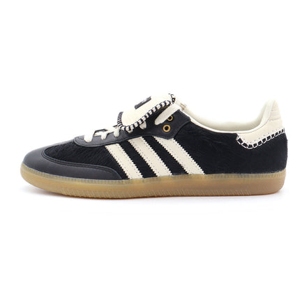 IE0580 Wales Bonner adidas Samba Pony Tonal Low Core Black Cream White (Men's)