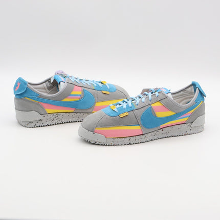 DR1413-002 Union Nike Cortez Light Smoke Grey Blue Pink Yellow (Men's)