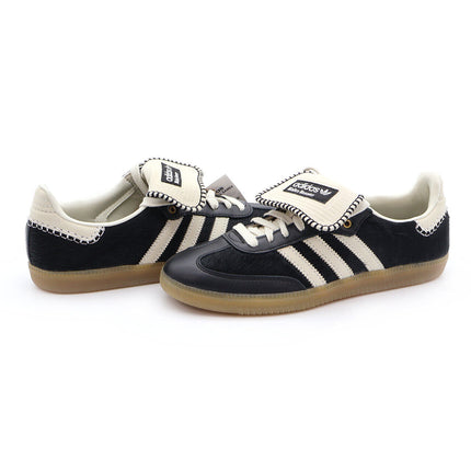 IE0580 Wales Bonner adidas Samba Pony Tonal Low Core Black Cream White (Men's)