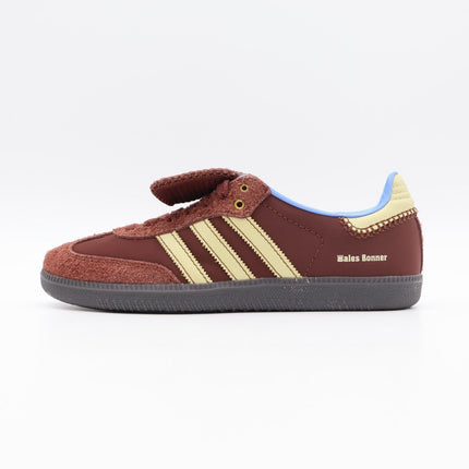 IE0579 Wales Bonner adidas Samba Nylon Low Dark Brown Cream White (Men's)