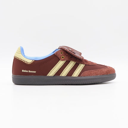 IE0579 Wales Bonner adidas Samba Nylon Low Dark Brown Cream White (Men's)