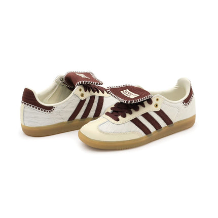 IE0586 Wales Bonner adidas Samba Pony Tonal Low Cream White Mystery Brown (Men's