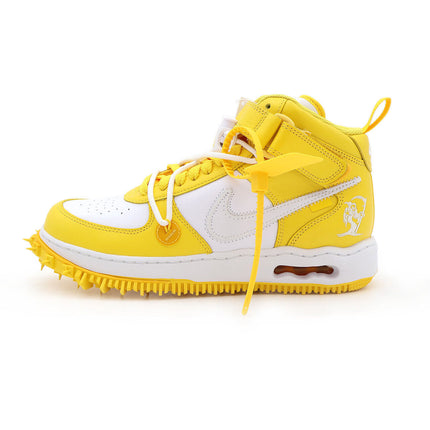 DR0500-101 Off-White Nike Air Force 1 Mid SP LTHR White Varsity Maize (Men's)