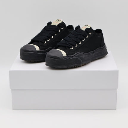 A05FW702-black/black Maison MIHARA YASUHIRO HANK Original Sole Canvas Low (Men's