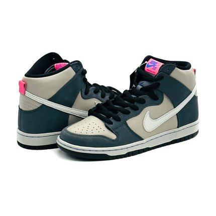 DJ9800-001 Nike SB Dunk High Pro Medium Grey Pink Flint Flamingo Gray Fog