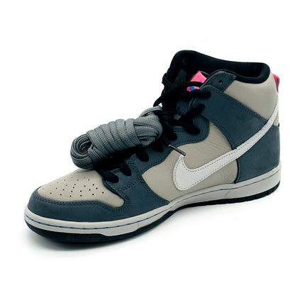 DJ9800-001 Nike SB Dunk High Pro Medium Grey Pink Flint Flamingo Gray Fog