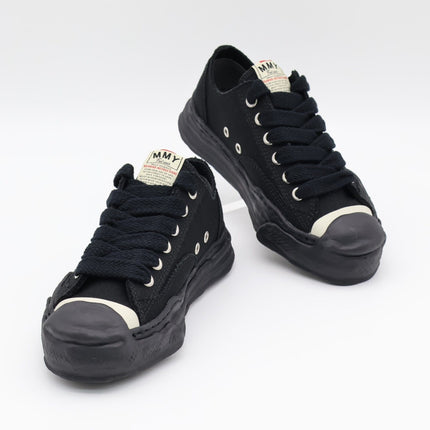 A05FW702-black/black Maison MIHARA YASUHIRO HANK Original Sole Canvas Low (Men's