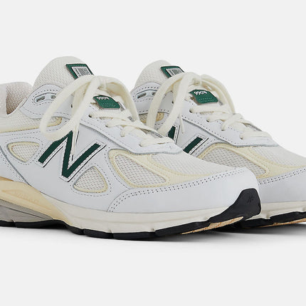 U990TC4 New Balance 990V4 White Green Made in USA (Men's)