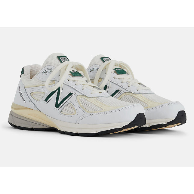 U990TC4 New Balance 990V4 White Green Made in USA (Men's)