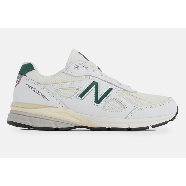 U990TC4 New Balance 990V4 White Green Made in USA (Men's)