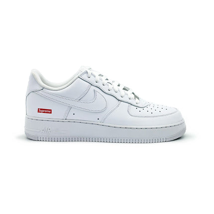 CU9225-100 Supreme x Nike Air Force 1 Low White Red Box Logo (Men's)