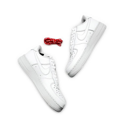 CU9225-100 Supreme x Nike Air Force 1 Low White Red Box Logo (Men's)