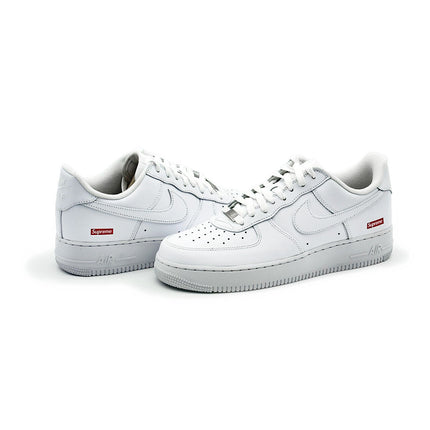 CU9225-100 Supreme x Nike Air Force 1 Low White Red Box Logo (Men's)