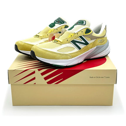 U990TE6 New Balance 990V6 Green Yellow Made in USA (Men's)