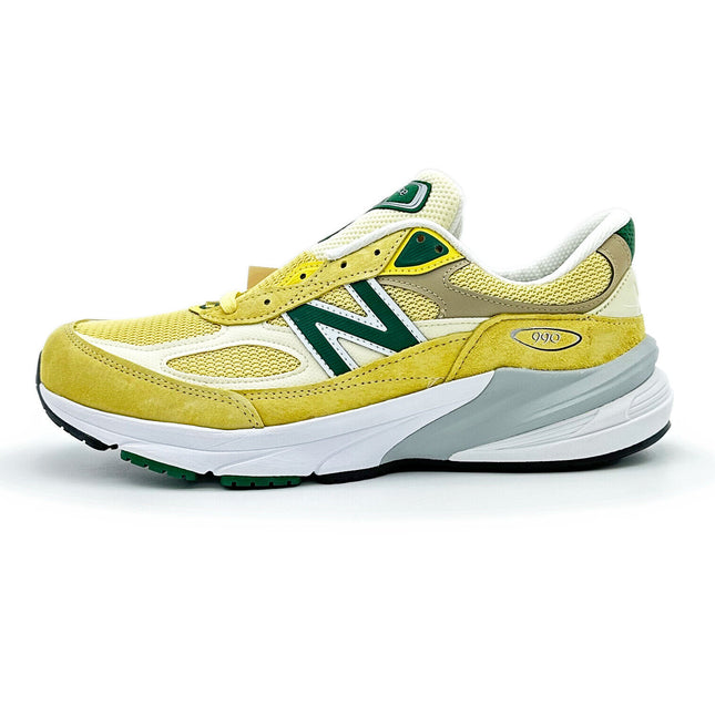 U990TE6 New Balance 990V6 Green Yellow Made in USA (Men's)