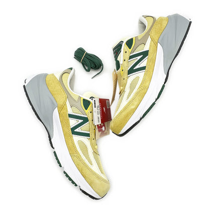 U990TE6 New Balance 990V6 Green Yellow Made in USA (Men's)