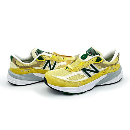 U990TE6 New Balance 990V6 Green Yellow Made in USA (Men's)