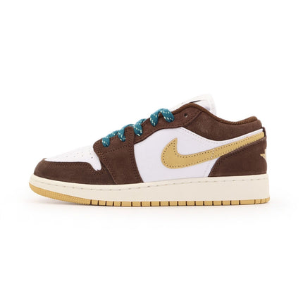 FB2216-200 Nike GS Air Jordan 1 Low SE Cacao Wow Twine Sail