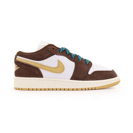 FB2216-200 Nike GS Air Jordan 1 Low SE Cacao Wow Twine Sail