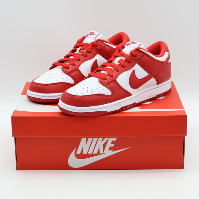 CU1727-100 Nike Dunk Low SP White University Red St. John's (Men's)