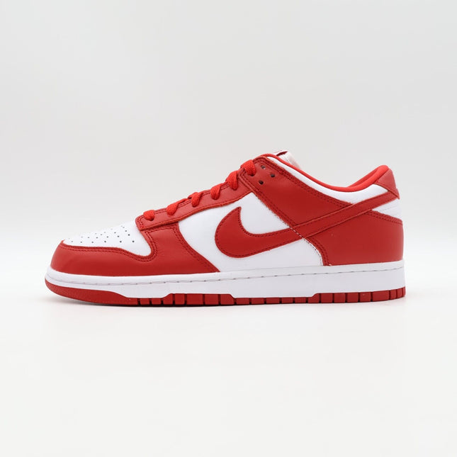 CU1727-100 Nike Dunk Low SP White University Red St. John's (Men's)