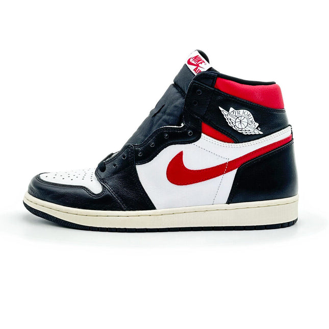 555088-061 Nike Air Jordan 1 Retro High Black White Sail Gym Red