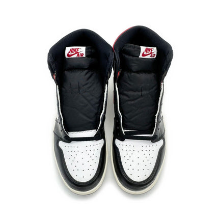 555088-061 Nike Air Jordan 1 Retro High Black White Sail Gym Red