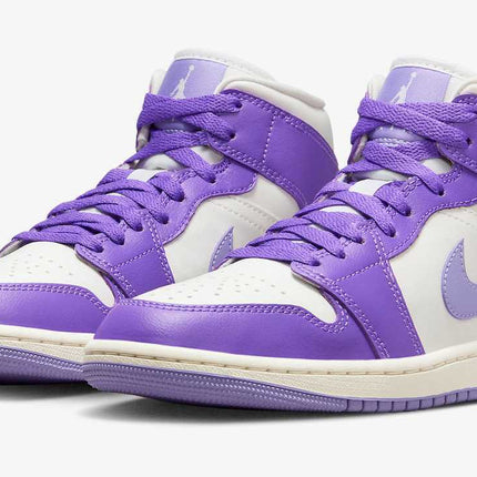 BQ6472-504 Nike Air Jordan 1 Mid Action Grape (Women's)