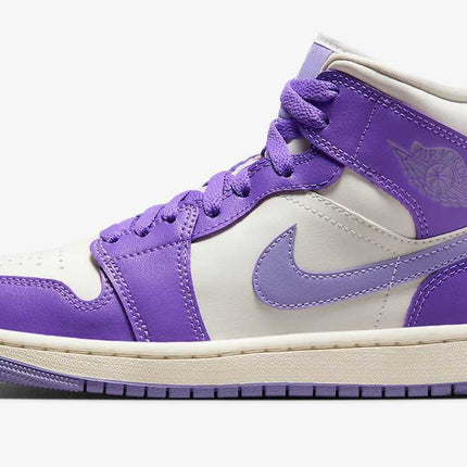 BQ6472-504 Nike Air Jordan 1 Mid Action Grape (Women's)