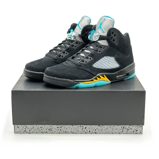 DD0587-047 Nike Air Jordan 5 Aqua Black Aquatone Taxi