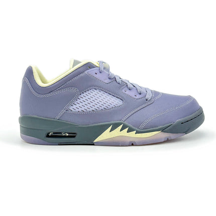 FJ4563-500 Nike Air Jordan 5 Retro Low Indigo Haze Fire Red Flint Grey (Women's)