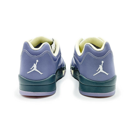 FJ4563-500 Nike Air Jordan 5 Retro Low Indigo Haze Fire Red Flint Grey (Women's)