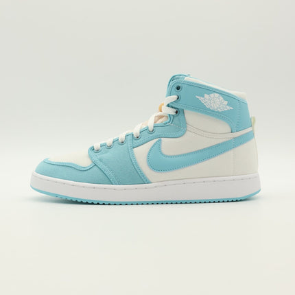 DO5047-411 Nike Air Jordan 1 High KO Bleached Aqua Blue White Mint Green (Men's)