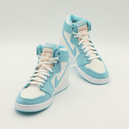 DO5047-411 Nike Air Jordan 1 High KO Bleached Aqua Blue White Mint Green (Men's)